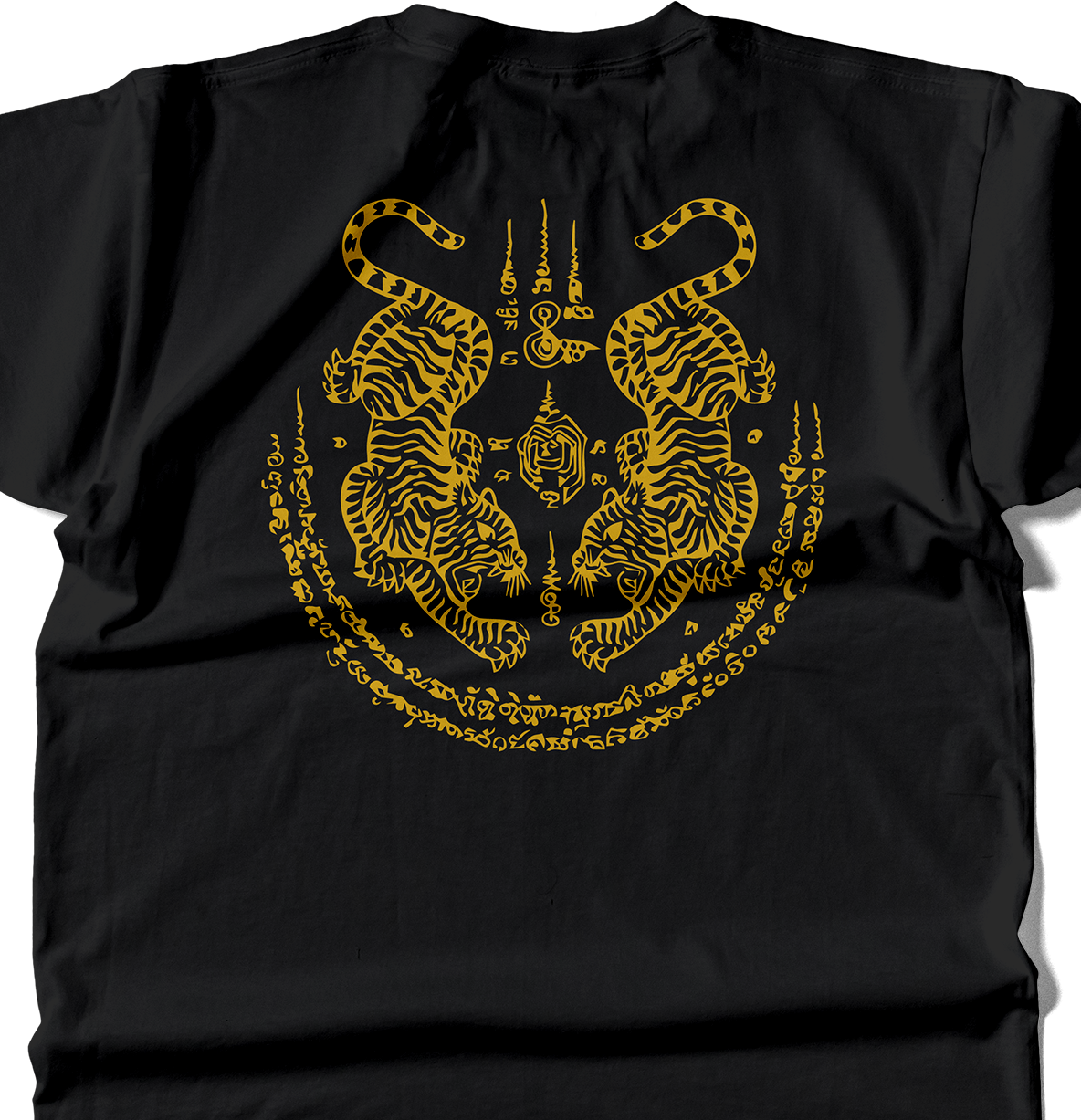 Twin Tigers & Soy Sung Warn Black T-shirt - Samsara Clothing