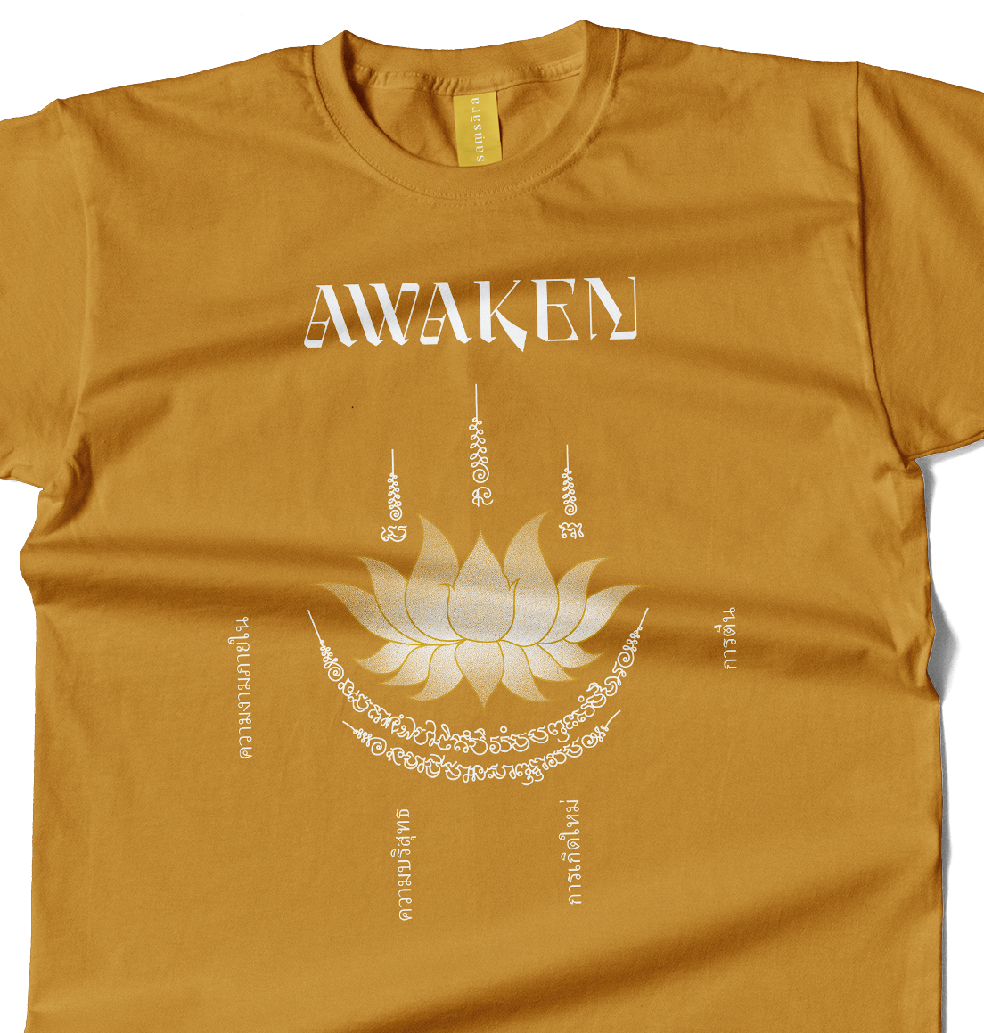 Dok Bua Sak Yant T-Shirt – Spiritual Streetwear by Samsara