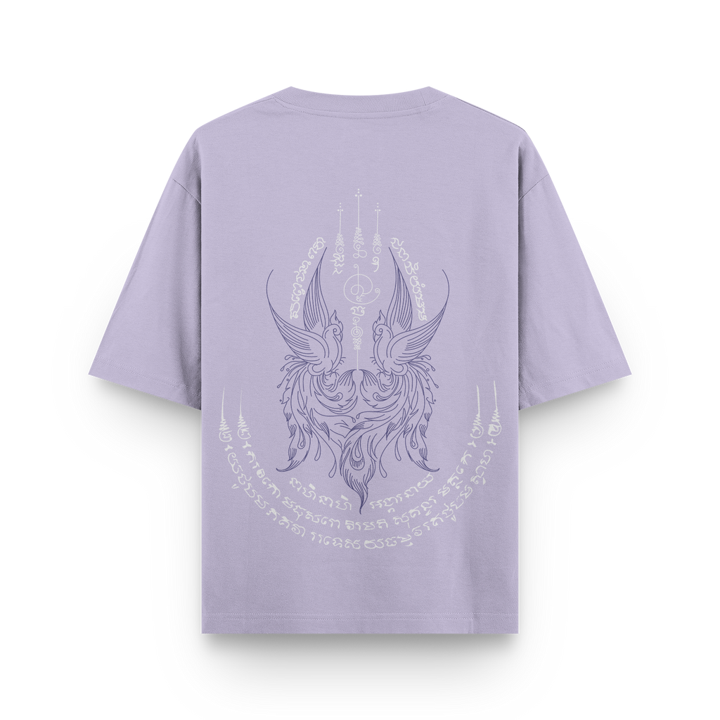 Golden Swan Sak Yant T-Shirt – Sacred Thai Symbolism | Samsara