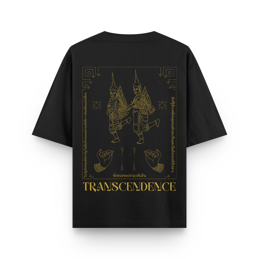 Transcendence T-Shirt - Khon Mask and Siamese Dancers