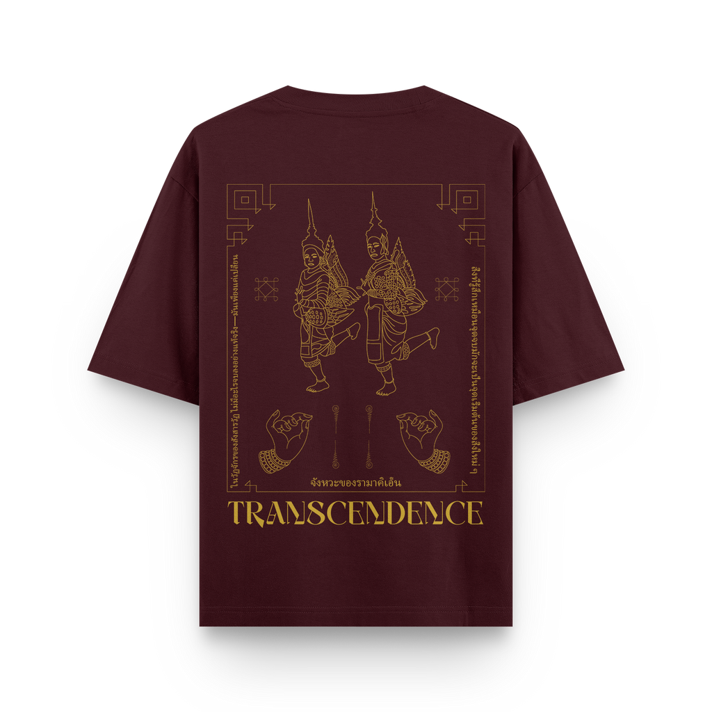 Transcendence T-Shirt - Khon Mask and Siamese Dancers