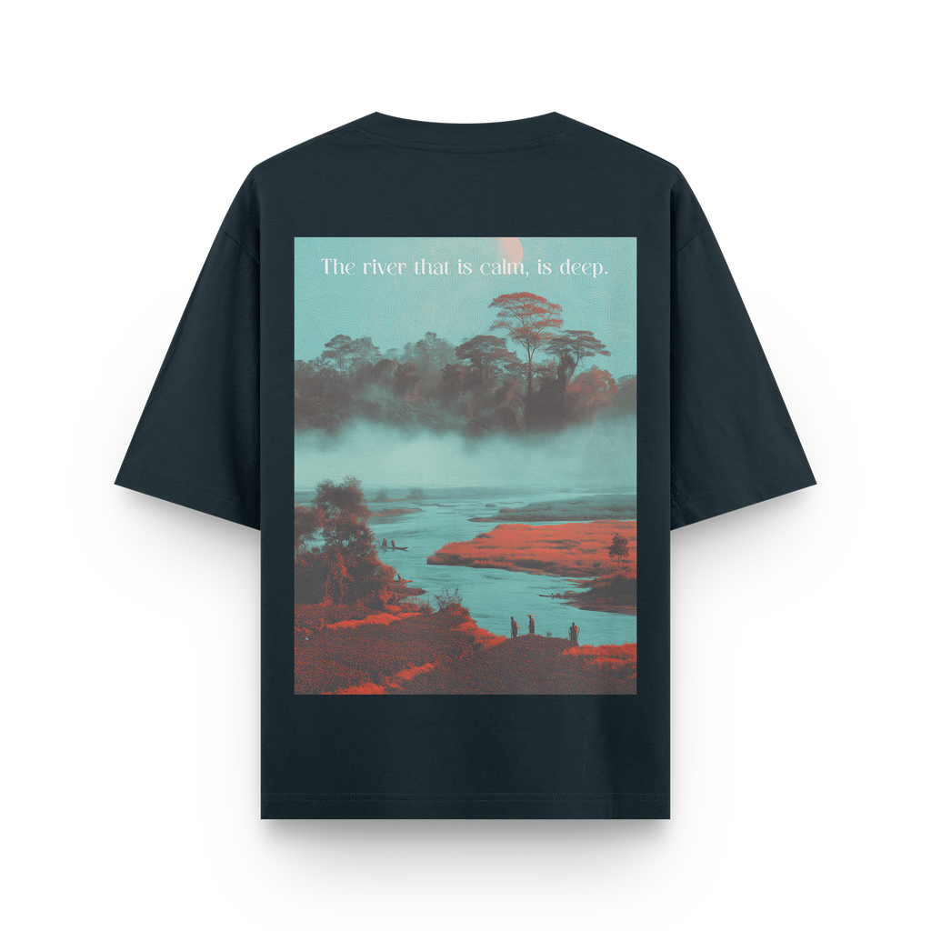 Strength of the Luit | Assam - Unisex Oversized T-Shirt