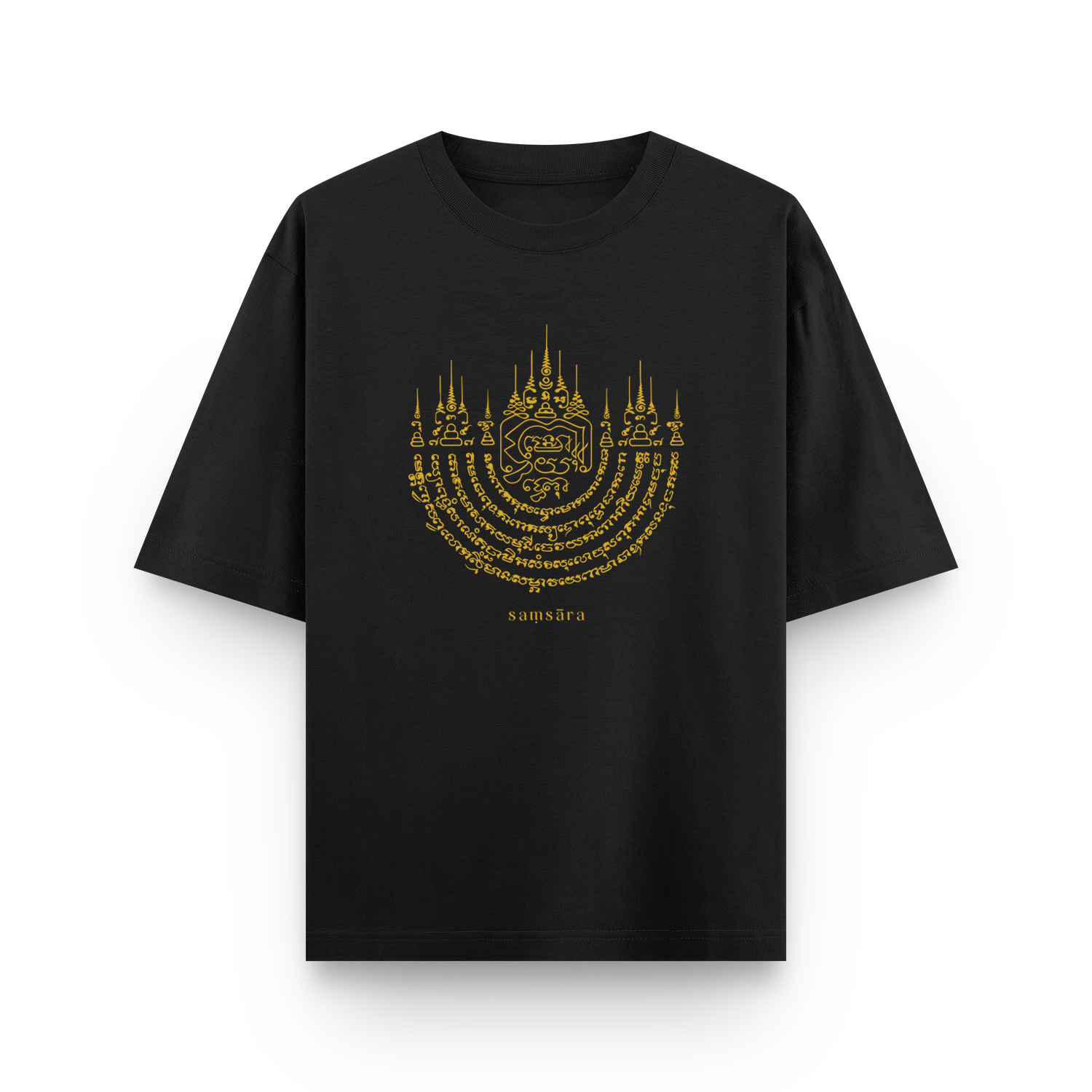 Twin Tigers & Soy Sung Warn Black T-shirt - Samsara Clothing