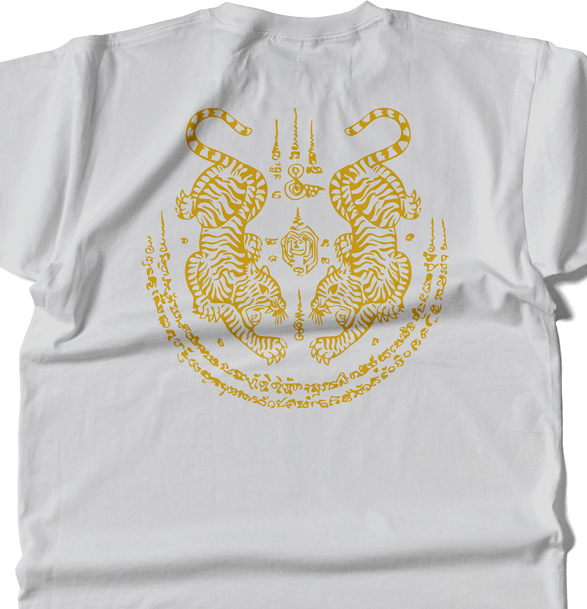 Twin Tigers & Soy Sung Warn White T-shirt - Samsara Clothing