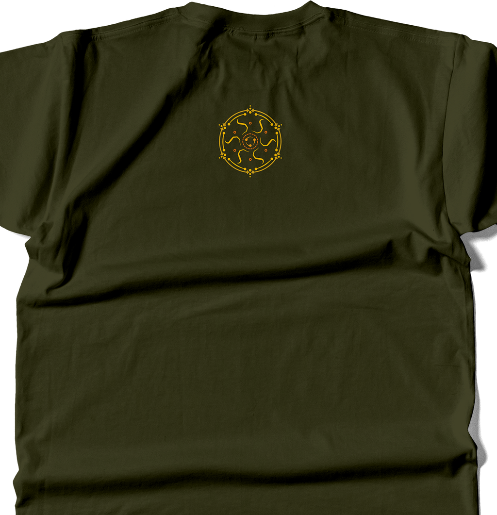 Khon Mask Olive Green T-shirt - Samsara Clothing