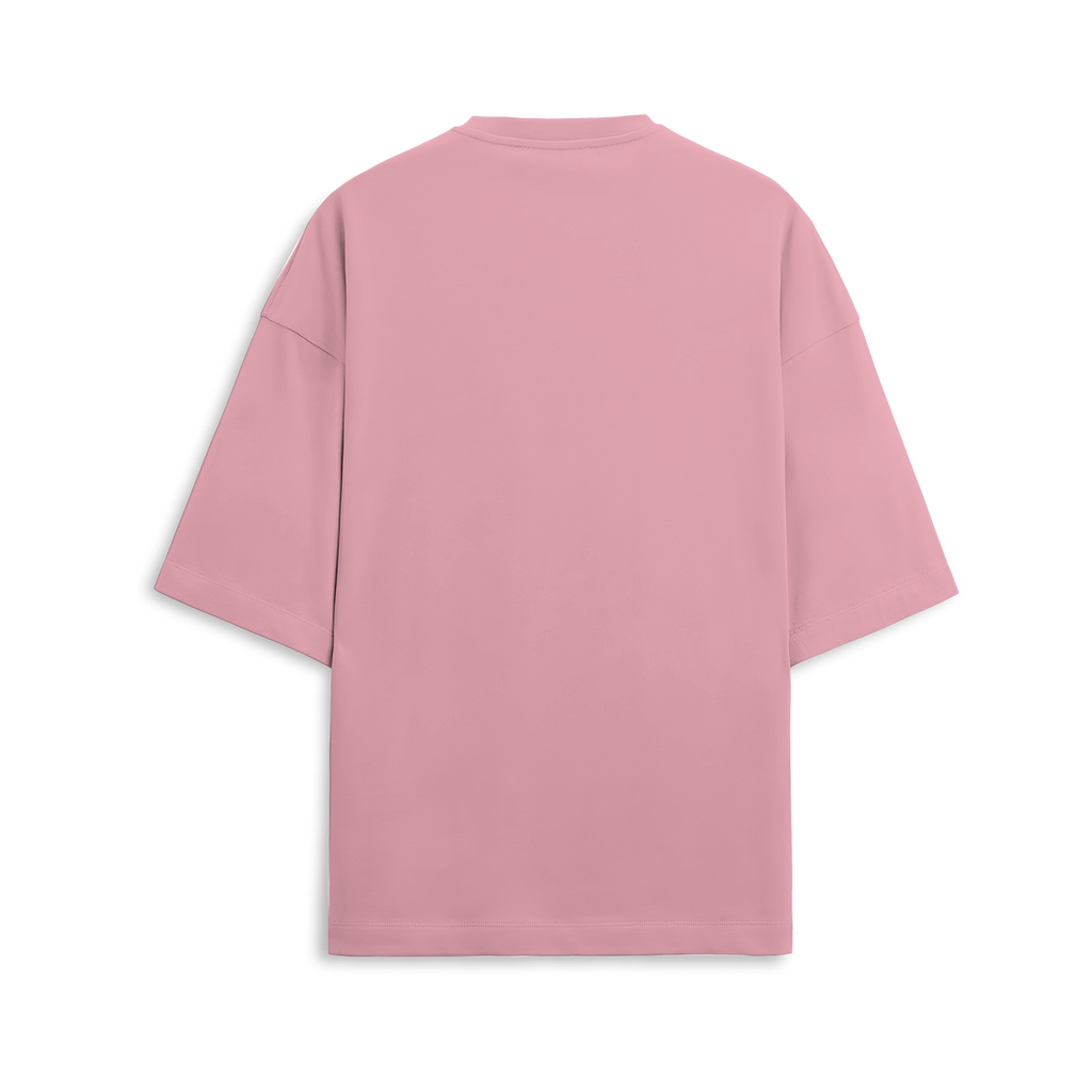 The Rabbit and The Snapdragon - Unisex Terry Oversized Tee