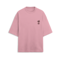 The Rabbit and The Snapdragon - Unisex Terry Oversized Tee