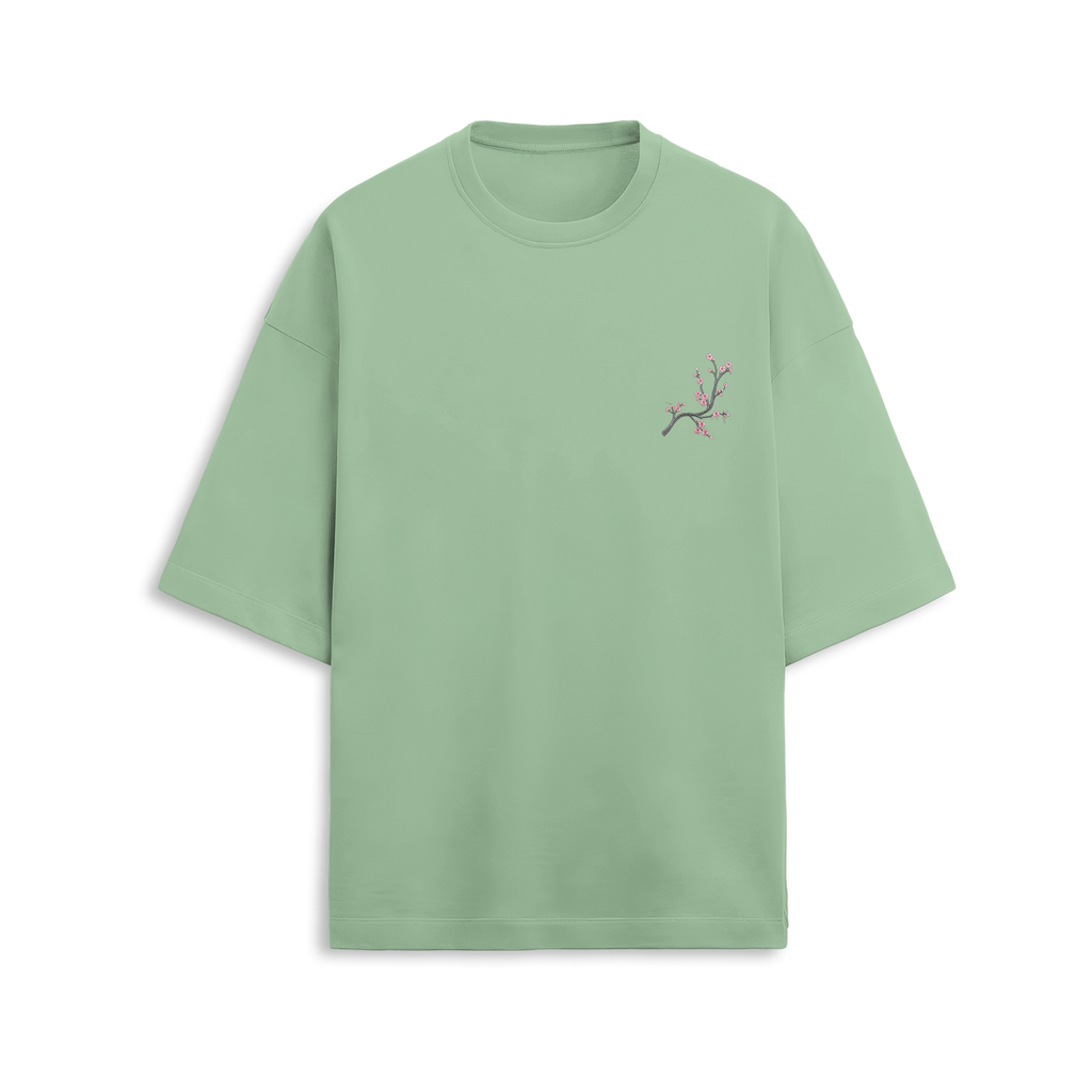 The Blossom Branch - Unisex Terry Oversized Tee