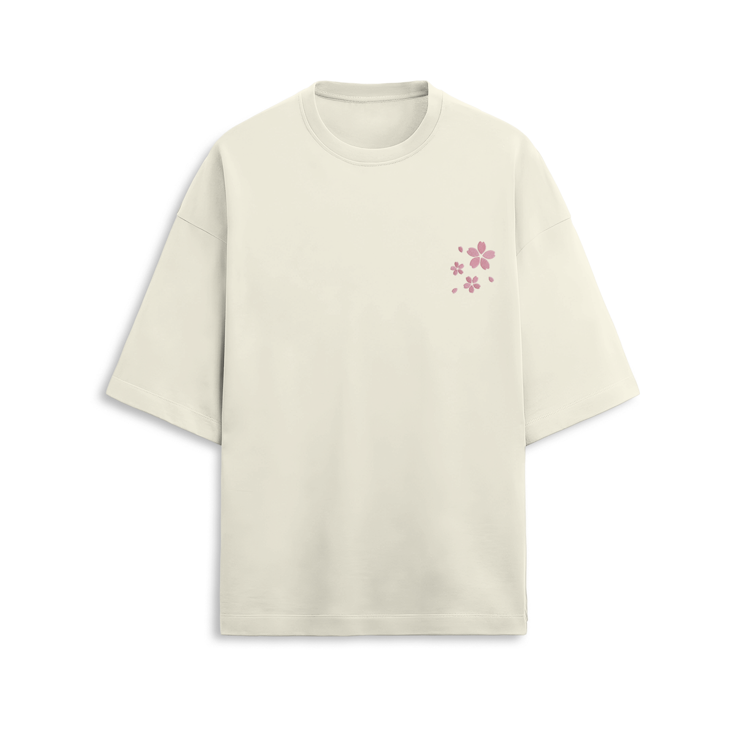 Cherry Blossom - Unisex Terry Oversized Tee